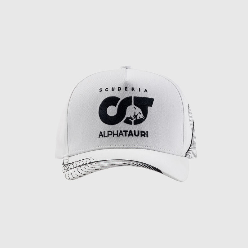 ALPHA TAURI SL LOGO CAP - white