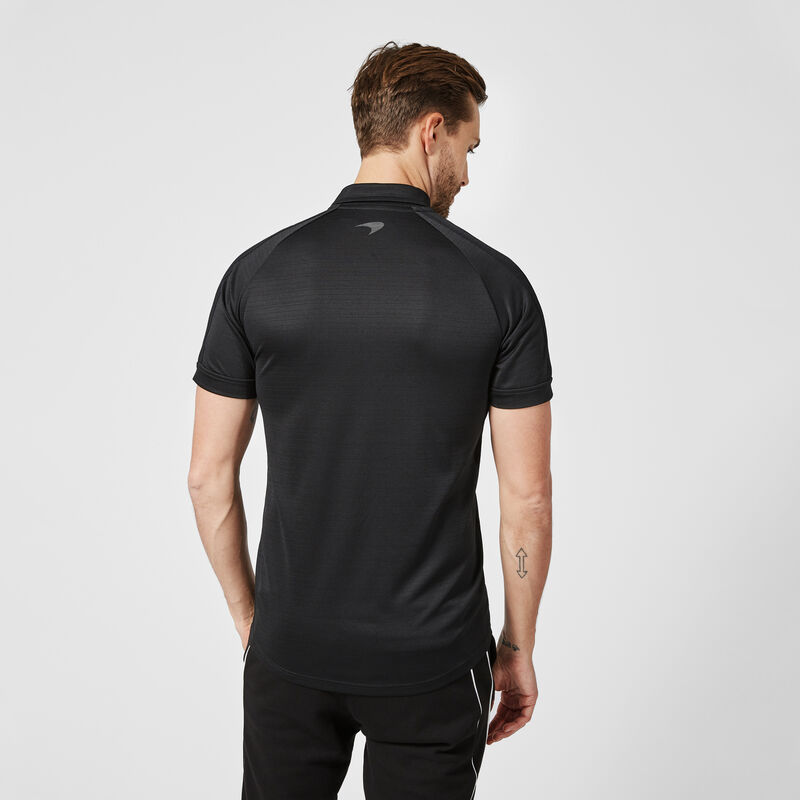 MCLAREN FW MENS TECH POLO - black