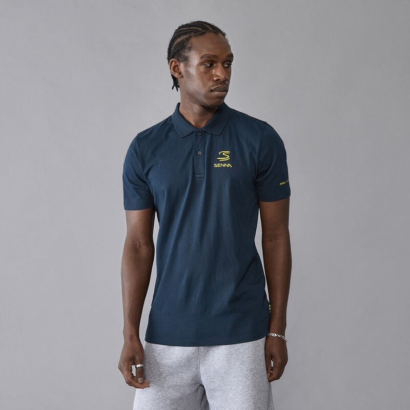 AS FW MENS SENNA LOGO POLO - navy