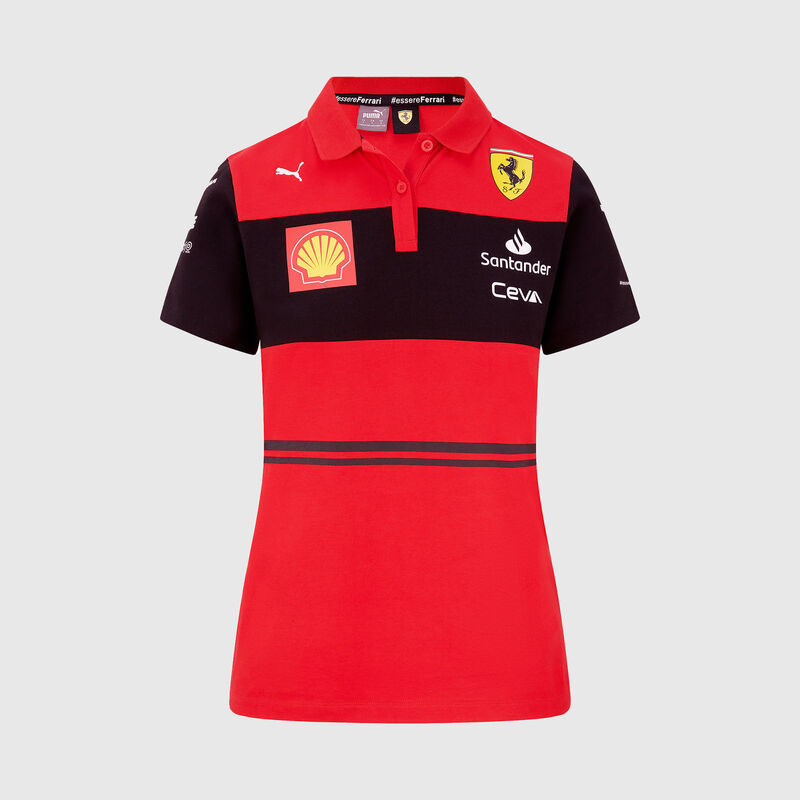SF RP WOMENS TEAM POLO - red