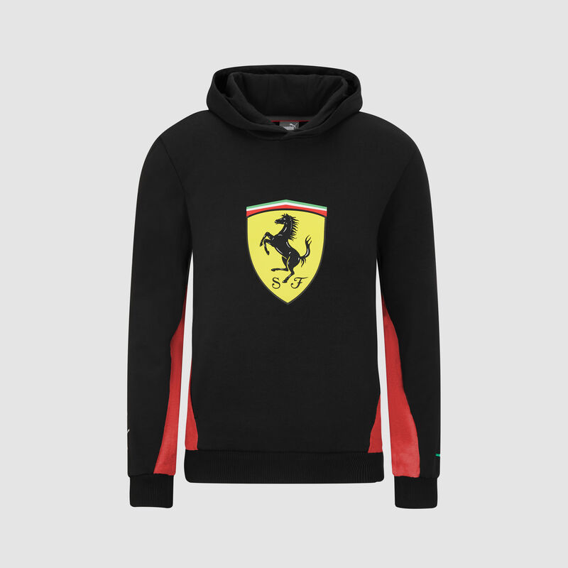 SF PU FW KIDS HOODED SWEAT - black