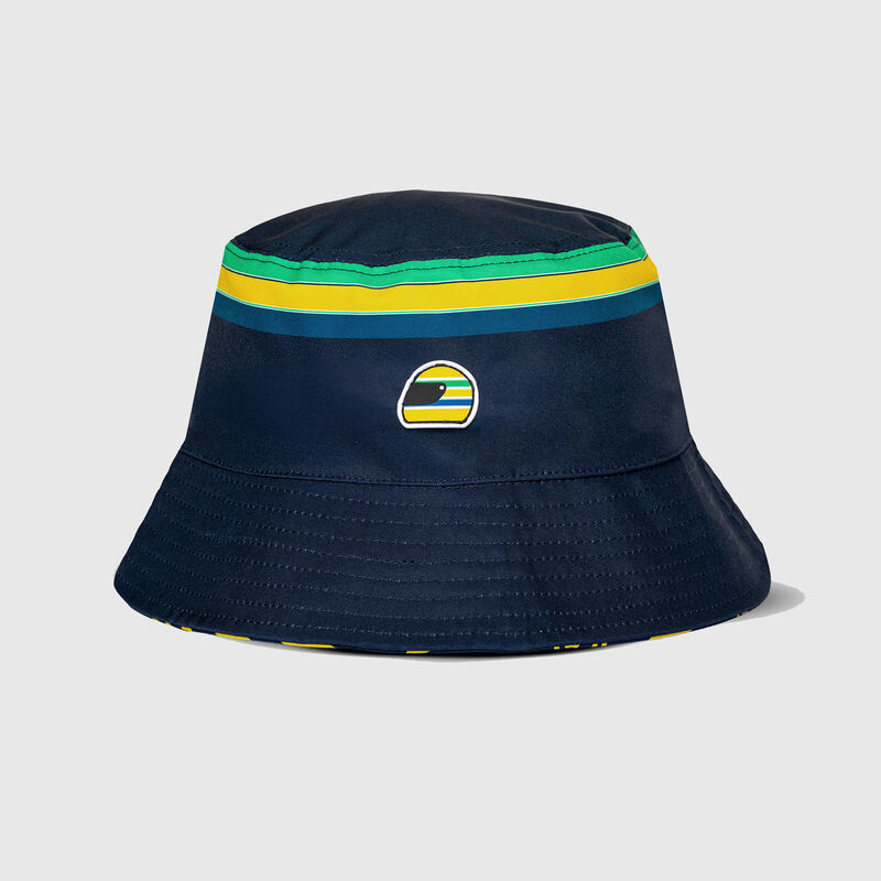 Reversible Hat 2026 - Ayrton Senna - Navy ONE SIZE - 8719203755441 - Fuel For Fans F1 Merchandise store