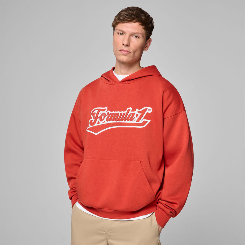 F1 FW HERITAGE GRAPHIC HOODY - red