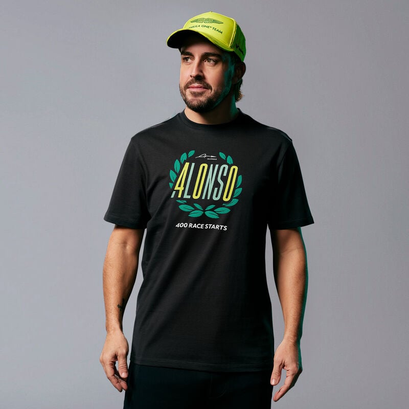 AMF1 FW ALONSO 400 TEE - black
