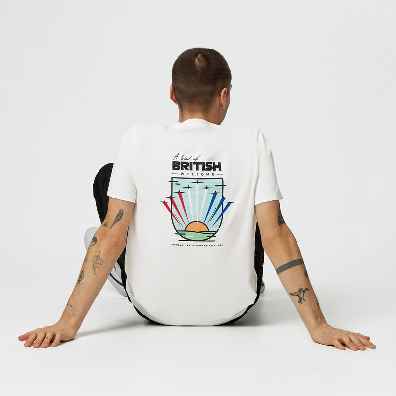 F1 FW RS SILVERSTONE TEE - white