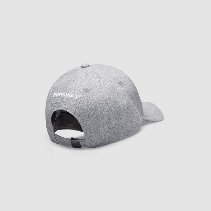 F1 FW LARGE LOGO BASEBALL CAP - grey