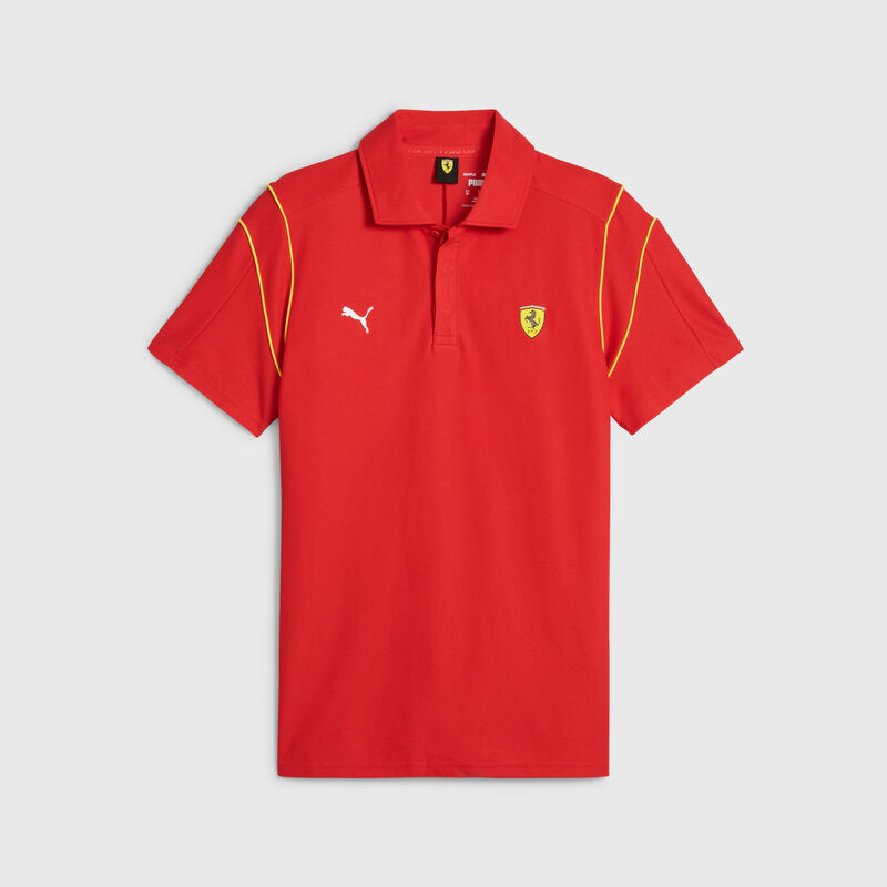 SF LS RACE MT7 POLO - red