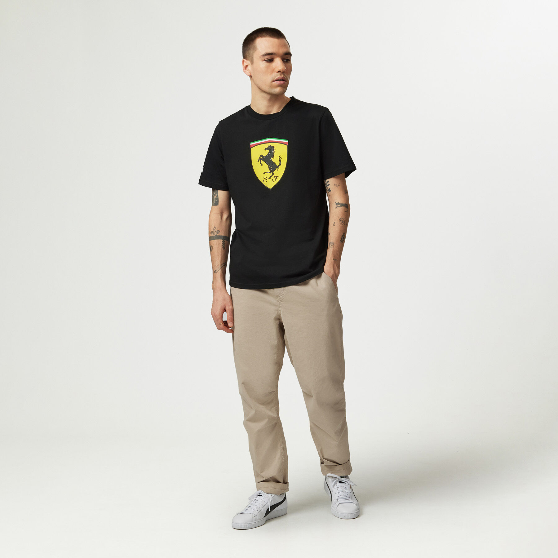 Logo T shirt Scuderia Ferrari F1 Fuel For Fans