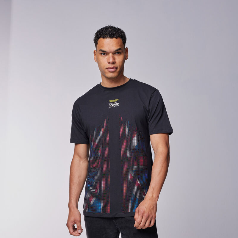 AMF1 FW SE SILVERSTONE GRAPHIC TEE - black