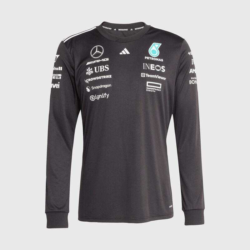 MAPF1 RP MENS DRIVER LS TEE - black