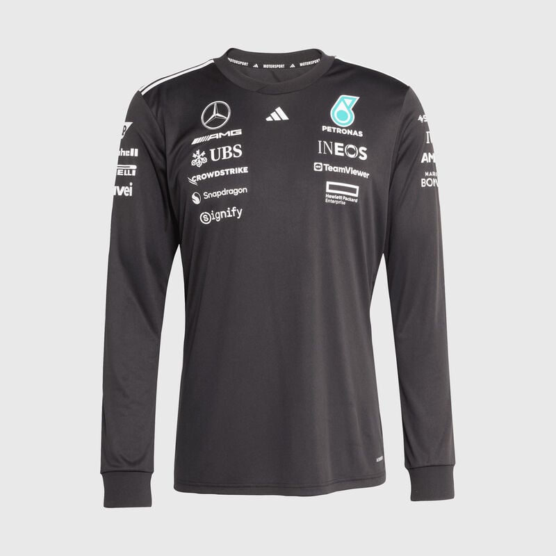 MAPF1 RP MENS DRIVER LS TEE - black