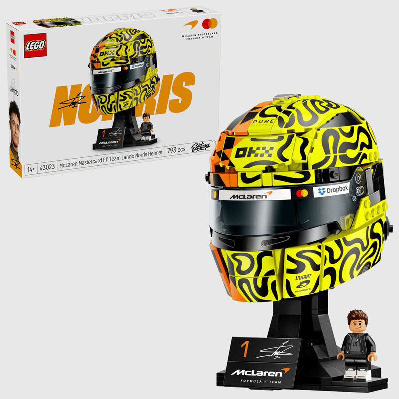 LEGO® Lando Norris Helmet Set 2026 - McLaren Mastercard F1 - Yellow ONE SIZE - 5702018069622 - Fuel For Fans F1 Merchandise store
