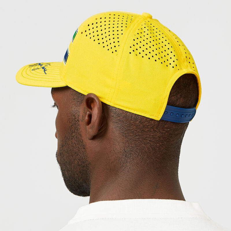 AS FW STRIPE BASEBALL CAP - yellow