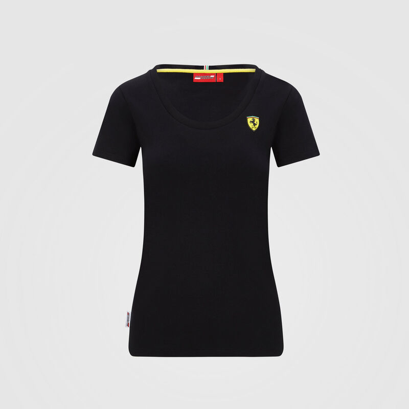 SF FW WOMENS SMALL SHIELD TEE - black