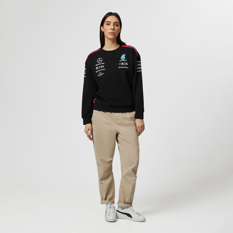 MAPF1 RP WOMENS CREW SWEAT - black