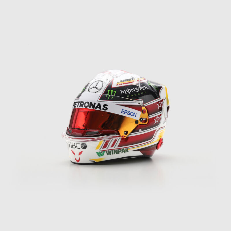 Lewis Hamilton 1:5 Scale Helmet collectible - Mercedes-AMG F1 - White ONE SIZE - 9580006191724 - Fuel For Fans F1 Merchandise store