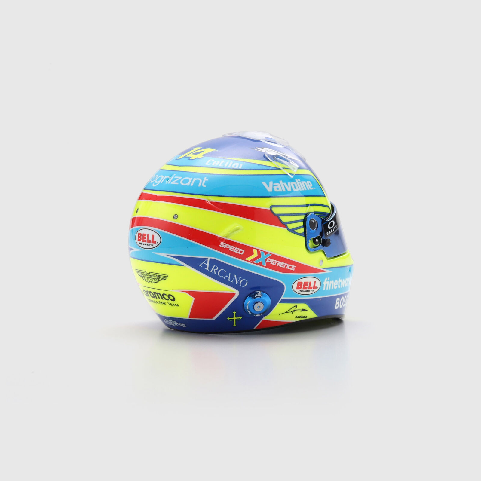 1:2 MINI HELMET Bell Casco F1 Fernando Alonso #14 Monaco Gp 2024 MH4100354 EUR 322,95 - FR