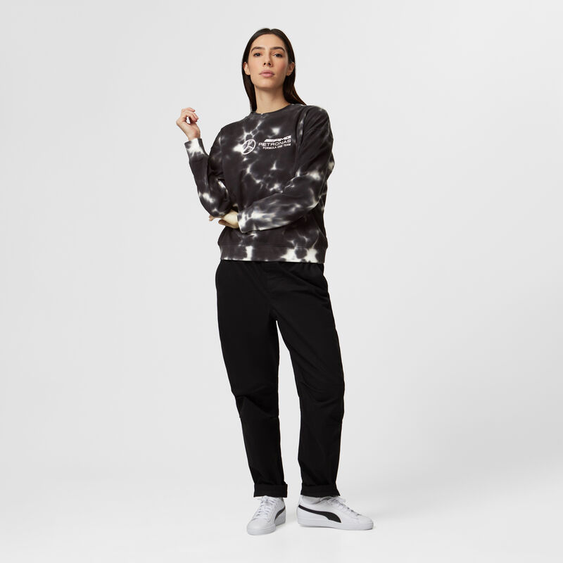 MAPF1 FW WOMENS TIE DYE CREW - grey