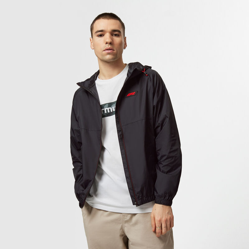 F1 FW WINDBREAKER JACKET - black