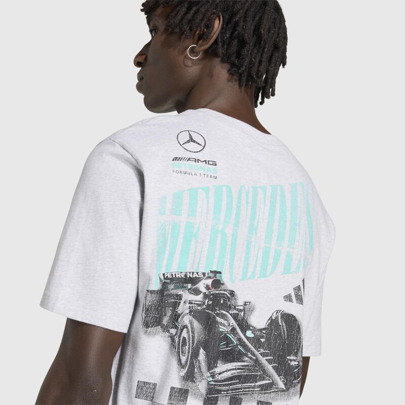 MAPF1 FW MENS CAR GRAPHIC TEE - Light Grey Heather