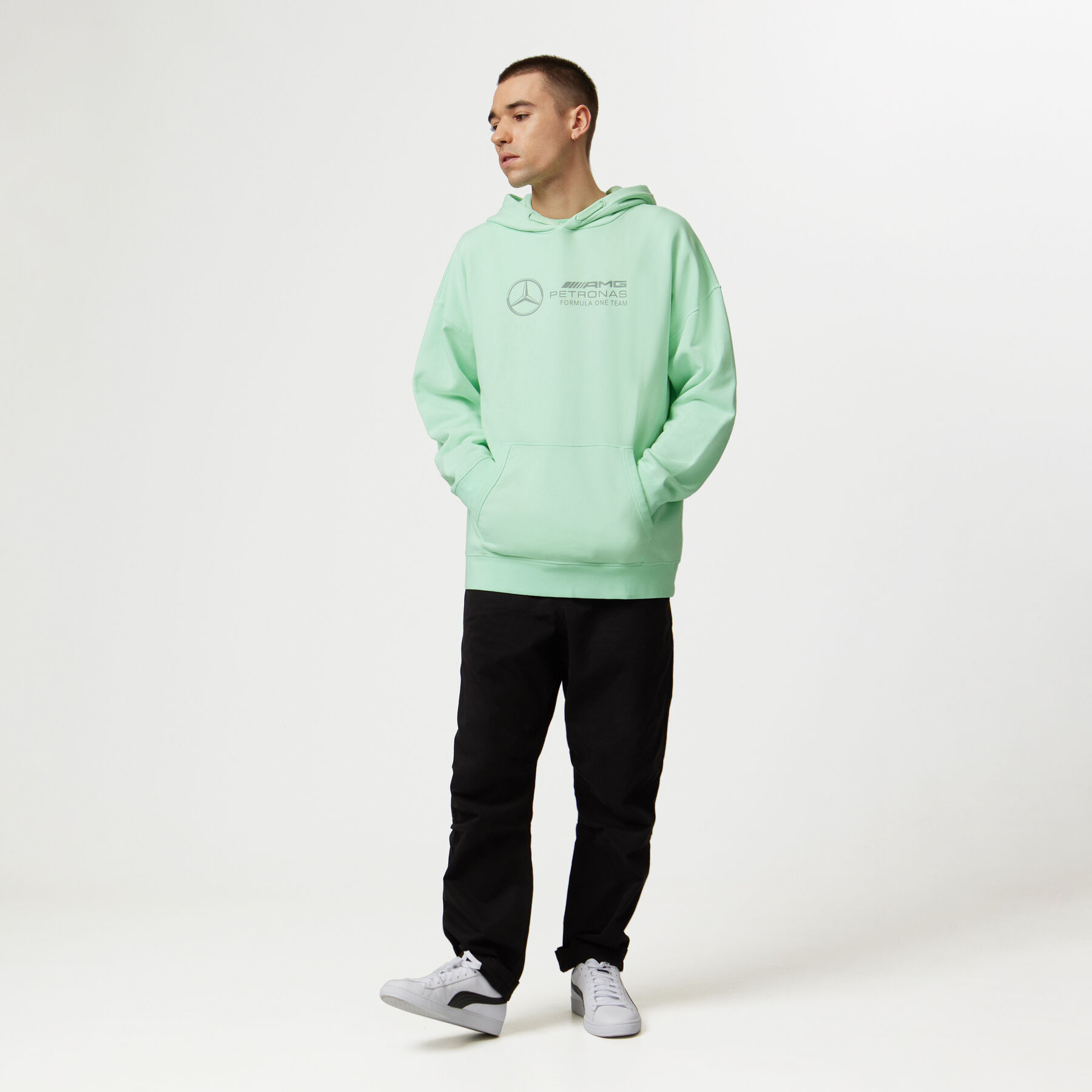 Mint hoodie top