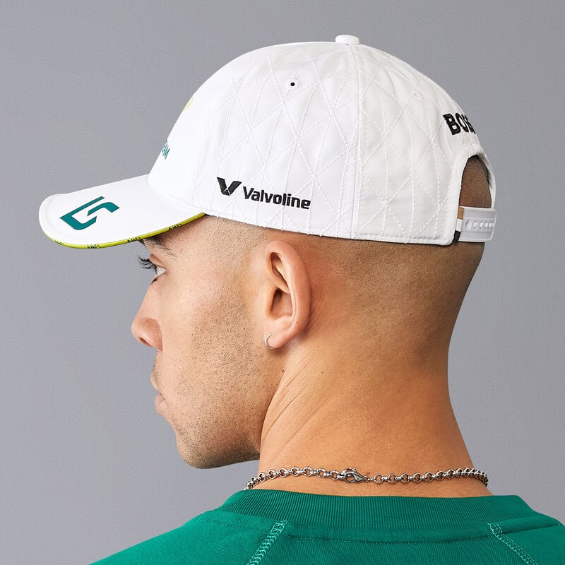 AMF1 RP STROLL TEAM CAP - white