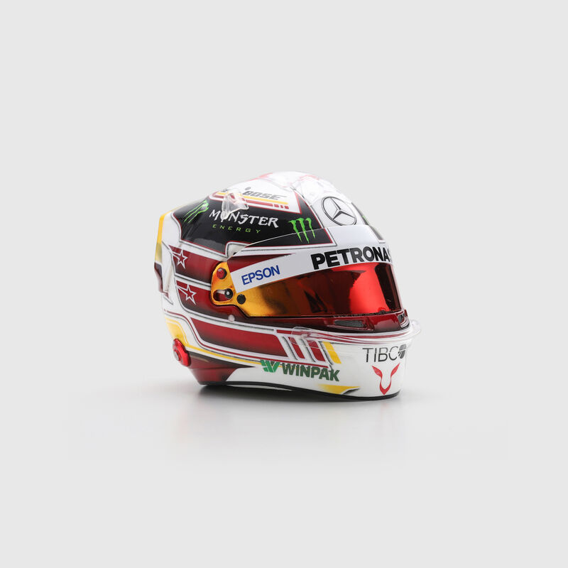 MAPF1 LH 2018 1:5 SCALE HELMET - white
