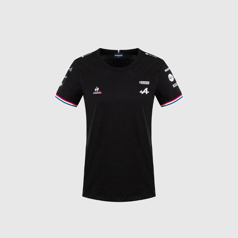 ALPINE F1 WOMENS TEE - black