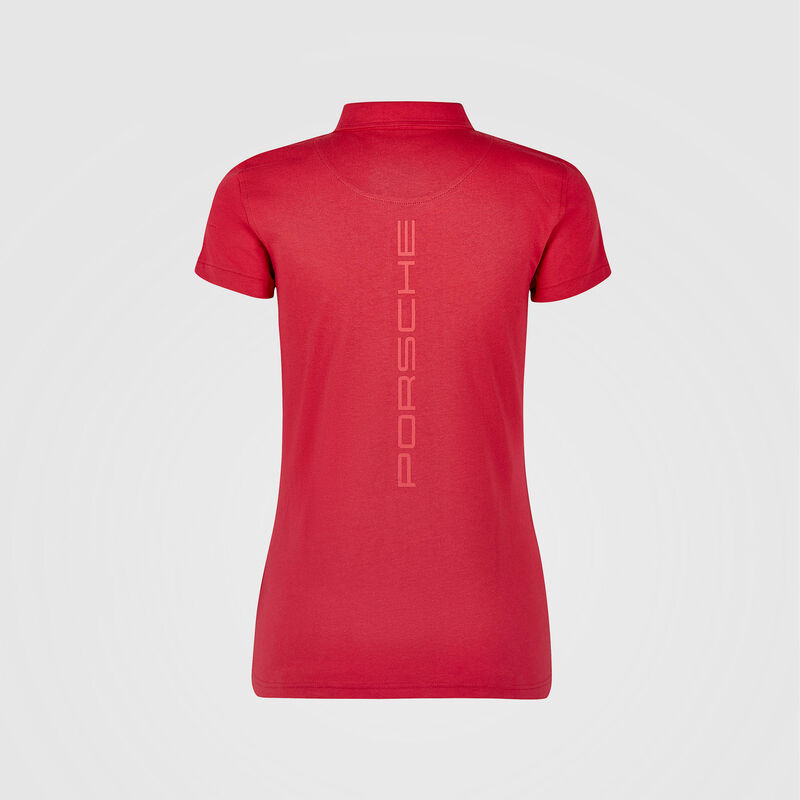 PORSCHE FW WOMENS POLO - red