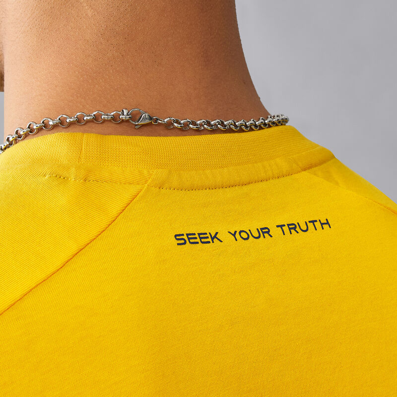 AS FW MENS STRIPE TEE - yellow