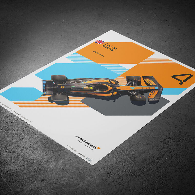 MCLAREN SL LN 2022 POSTER - Multicolor