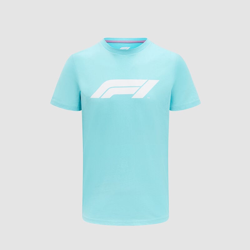 F1 FW MENS PASTEL MIAMI TEE - baby blue