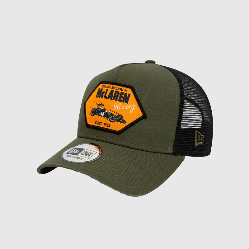 MCLAREN SL LIFESTLYE TRUCKER CAP - olive
