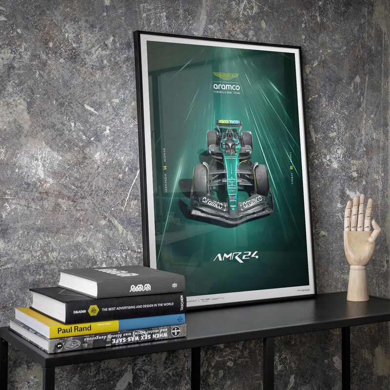 AMF1 AMR24 HYPER-FOCUS POSTER - green