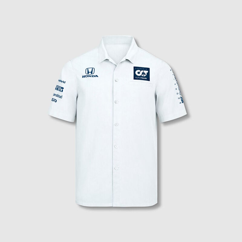 ALPHA TAURI RP MENS SHORTSLEEVE SHIRT - white