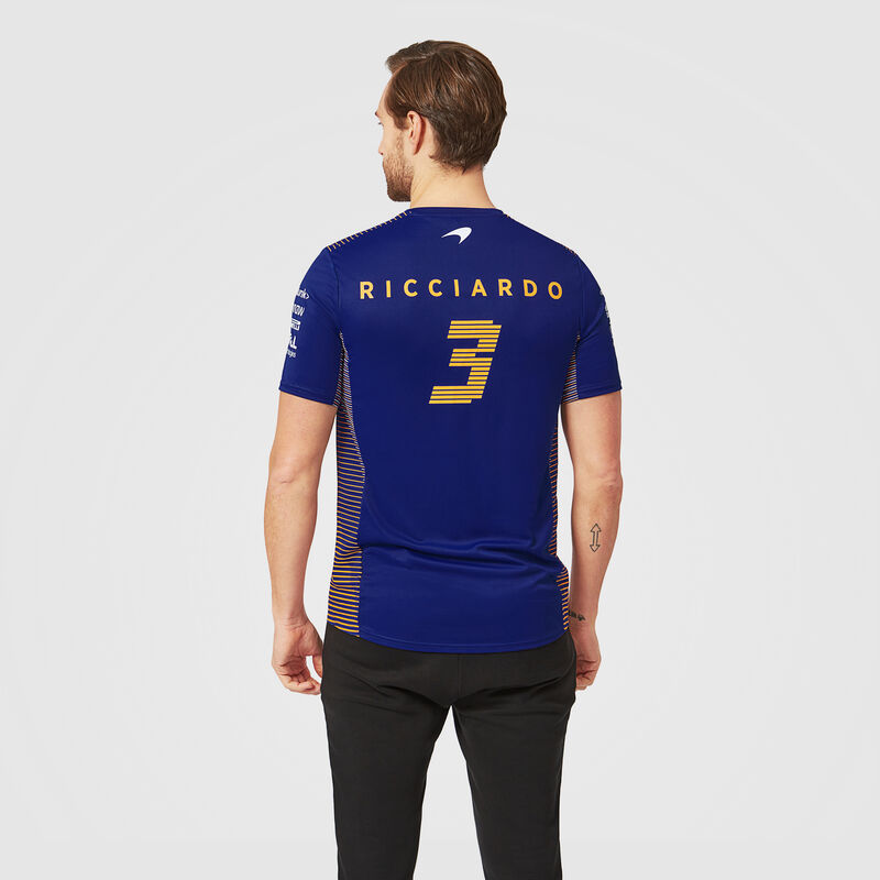 MCLAREN RP MENS RICCIARDO TEE - blue