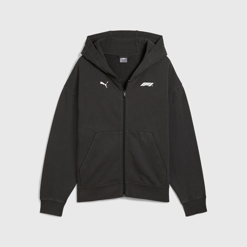 PUMA F1® LS Graphic Zip Hoodie 2025 - F1 Collection - Black L for males - 4067983318955 - Fuel For Fans F1 Merchandise store