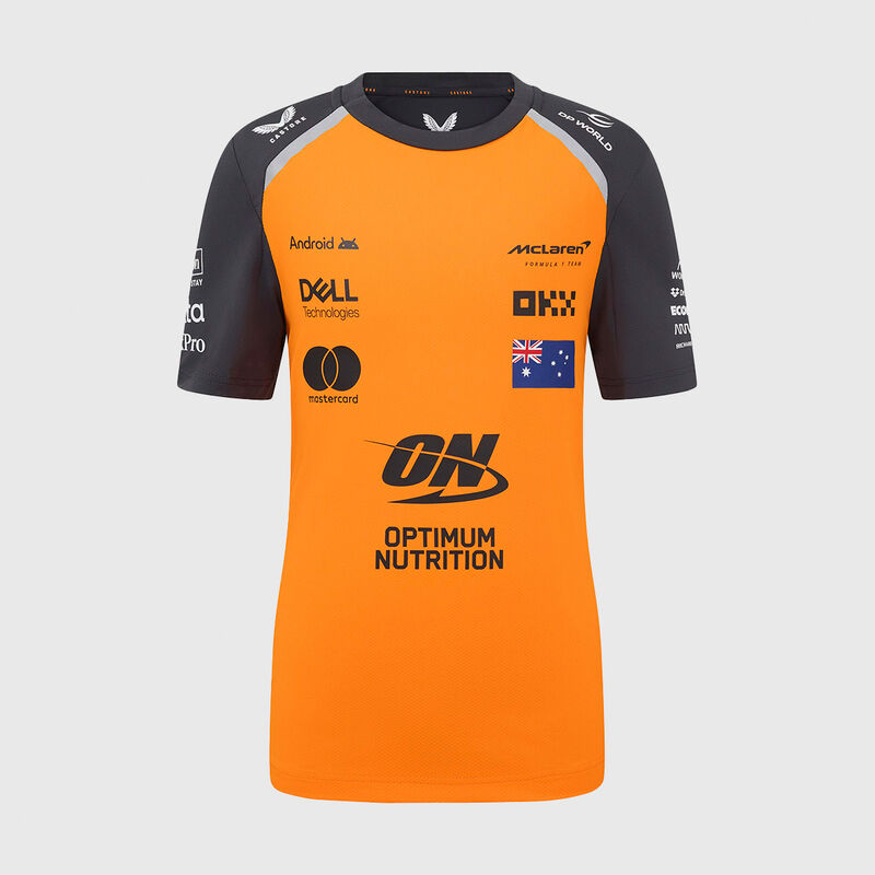 Kids 2025 Oscar Piastri Driver T-shirt 2025 - McLaren F1 - Orange 140 - 5063455604112 - Fuel For Fans F1 Merchandise store