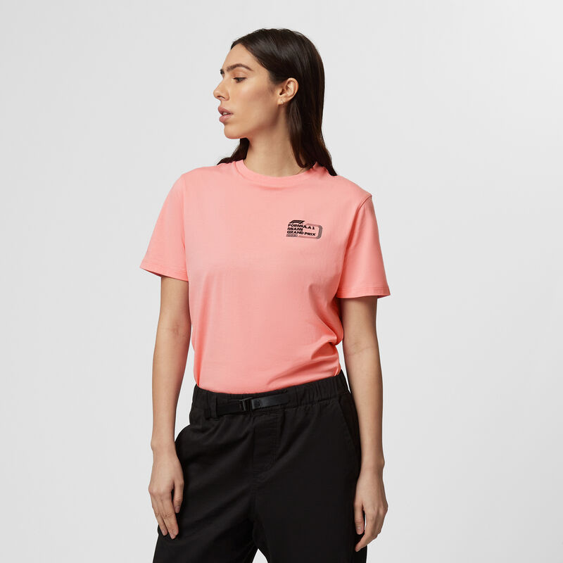 F1 FW RS MIAMI TEE - pink