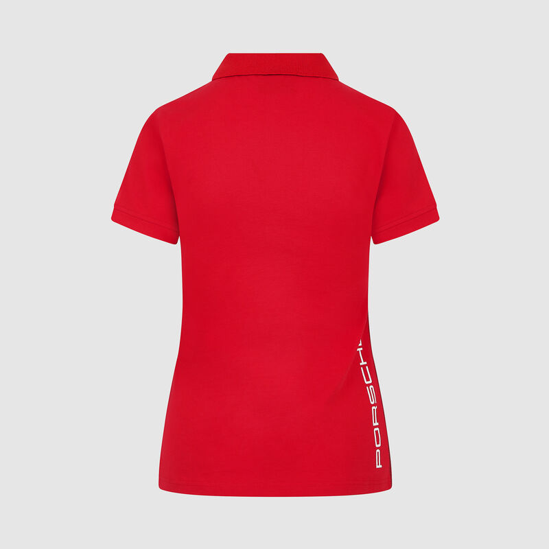 PORSCHE FW WOMENS POLO - red