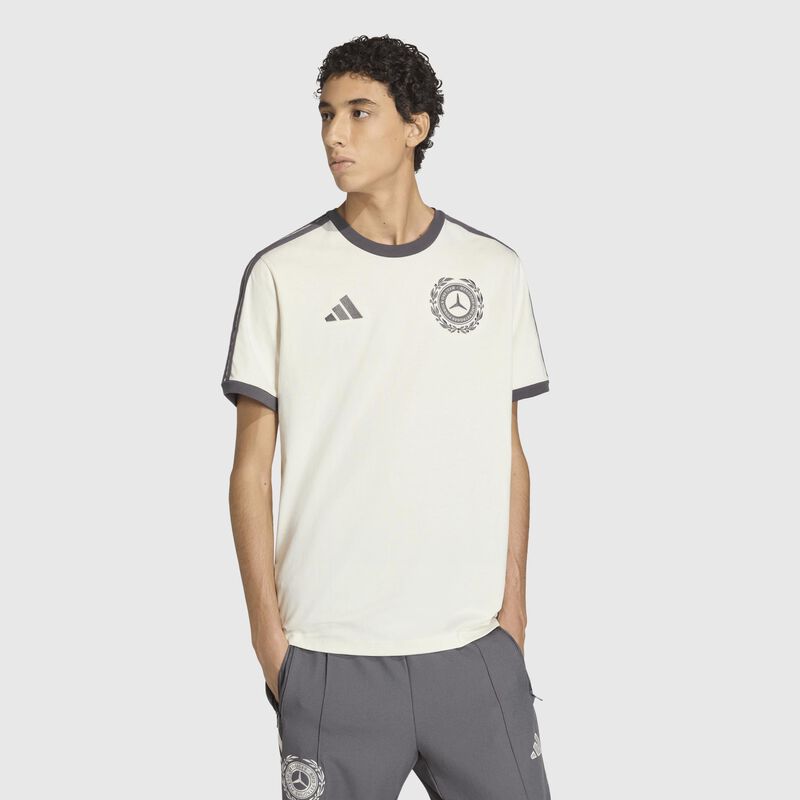 adidas Silver Arrows Icon T-shirt 2026 - Mercedes-AMG F1 - Off white M for males - 4068819503811 - Fuel For Fans F1 Merchandise store