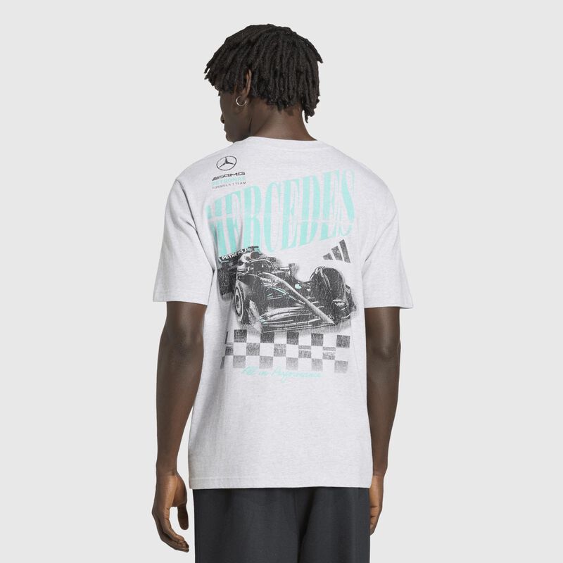 MAPF1 FW MENS CAR GRAPHIC TEE - Light Grey Heather