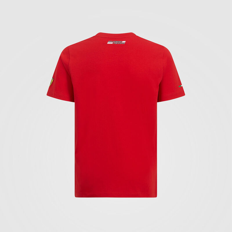 SF FW KIDS VETTEL DRIVER TEE - red