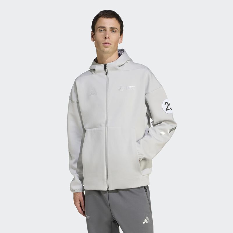 MAPF1 SE MENS SILVERSTONE FZ HOODIE - grey