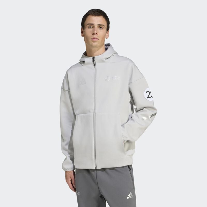 MAPF1 SE MENS SILVERSTONE FZ HOODIE - grey