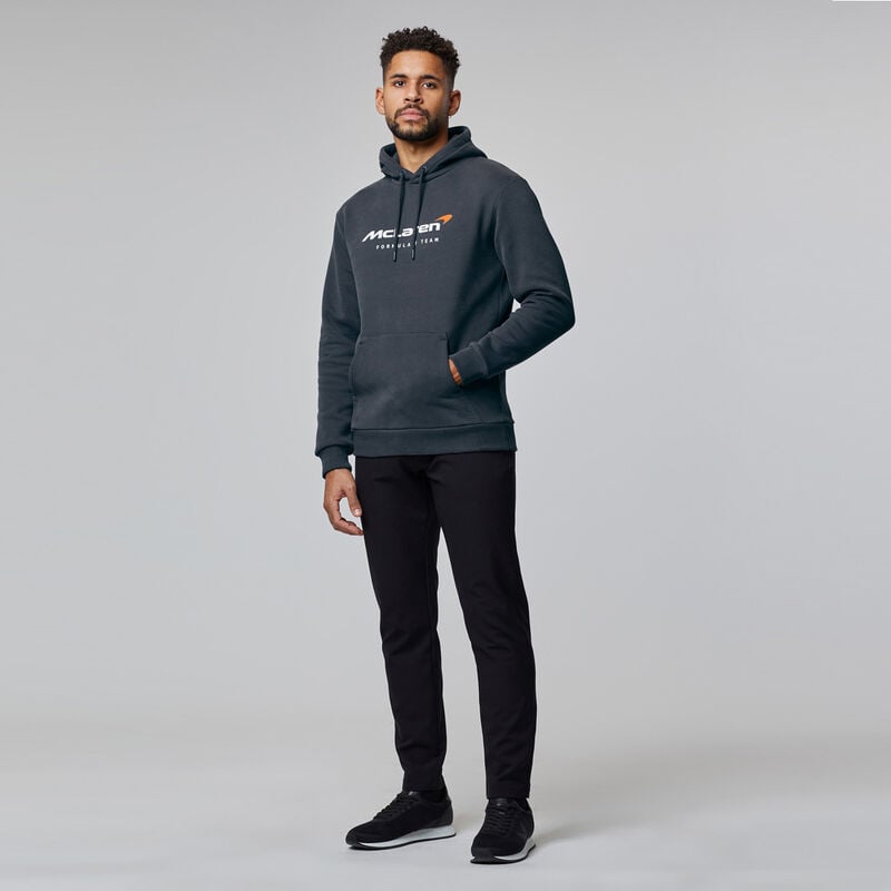 MCLAREN FW ESSENTAILS HOODY - Antracit