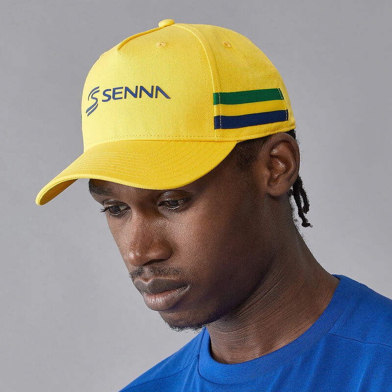 AS FW SENNA STRIPE BB CAP - yellow