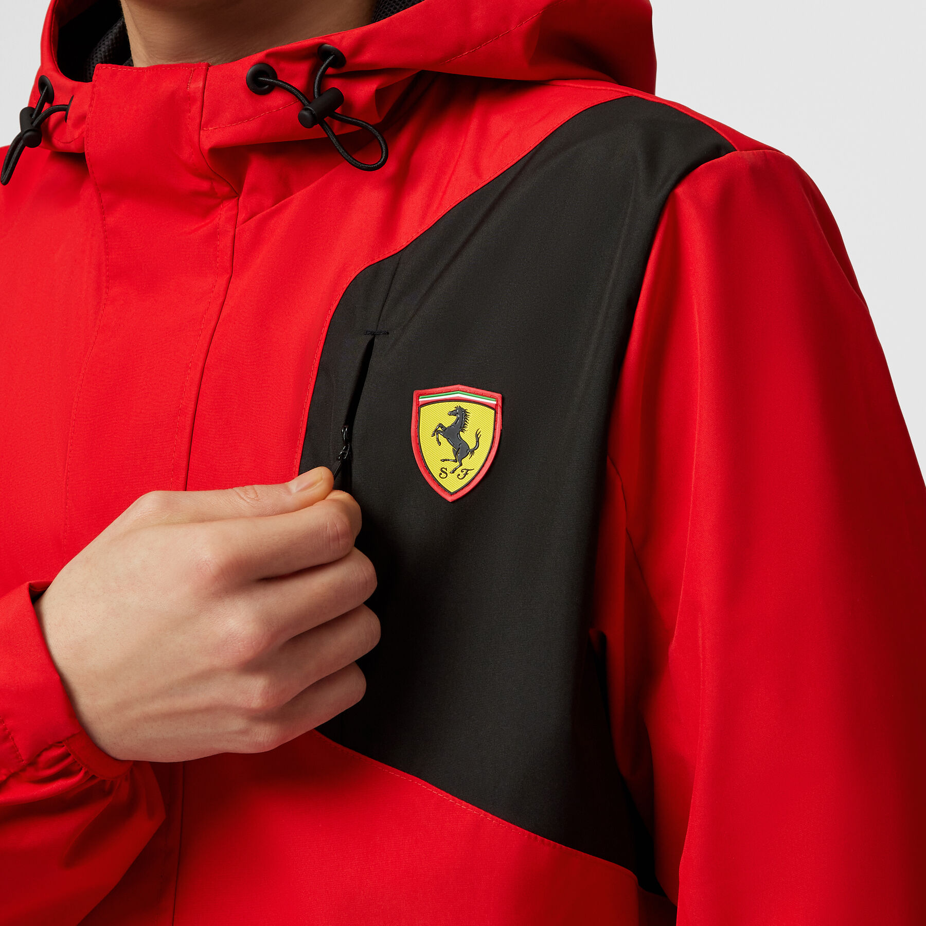 Logo Rain Jacket Scuderia Ferrari F1 Fuel For Fans