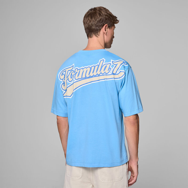 F1 FW HERITAGE LOGO TEE - blue
