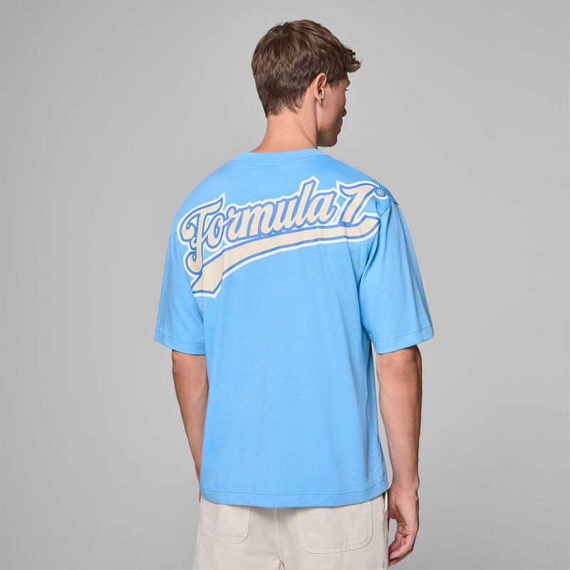 F1 FW HERITAGE LOGO TEE - blue